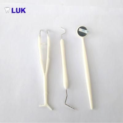Hot Sale Sterilized Dental Instrument Exam Kit (3 in 1)