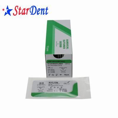 Medical Sterile Disposable Surgical Sutures Dental Non Absorbable Silk Suture