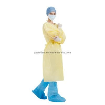 Disposable Isolation Gown Plastic Gown PPE Waterproof Disposable Gowns Clinic Uniform Green Cross Medical Suppliers CE