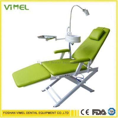 Folding Chair Portable Dental Chair with LED for Dentist Clinic