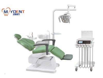 Clinic Use Multi Functional Comfortable Dental Chair Unit with Memories and Mobile Cart