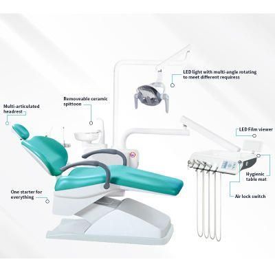 High Quality Medical Hospital/Clinic Dental Integral Dental Unit Chair for Audlt/Kids