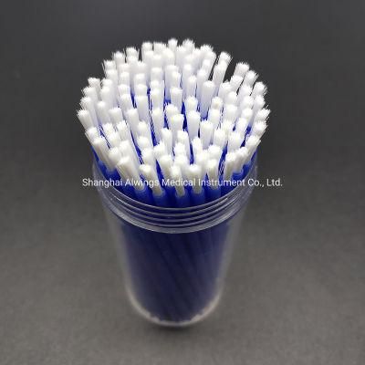 Blue Handle Dental Disposable Applicator Brushes