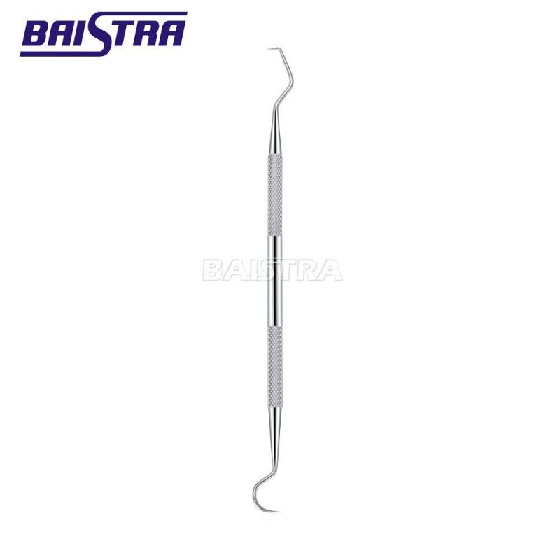 Stainless Steel Dental Cleaning Tools Kit Tweezers Probe Mirror