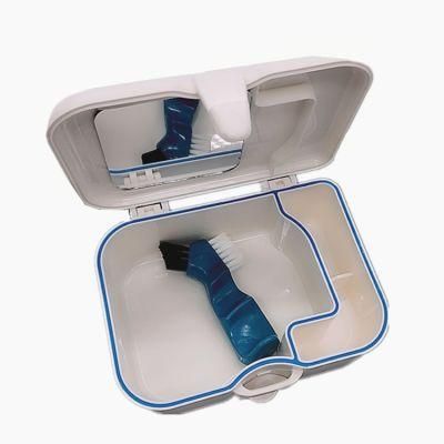 Dental Consumables Dental Travel Case Dental Appliance Retainer Case Dental Nightguard Cases with Brush with Mirror
