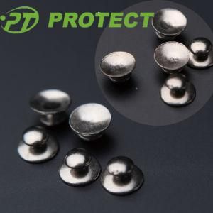 Orthodontic Weldable Lingual Buttons with Round/Oval/Trapezoid Base