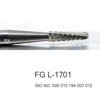 Dental Lab Bur Carbide Tungsten Drill 21mm Shank FG L-1701