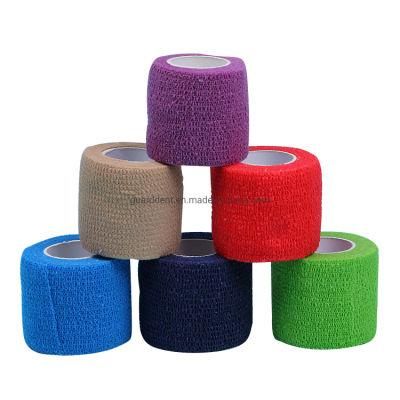 High Quality Elastic Self Adhesive Bandage/Cohesive Bandage Latex Free Vet Wrap