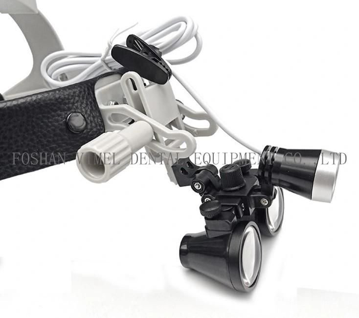 Dental Surgical LED Headlamp Head-Mounted 3.5X Magnifier Loupe