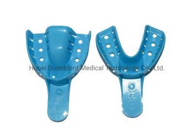 Disposable Dental Factory Supply Adjustable Impression Tray Plastic Double Mouth Impression Tray