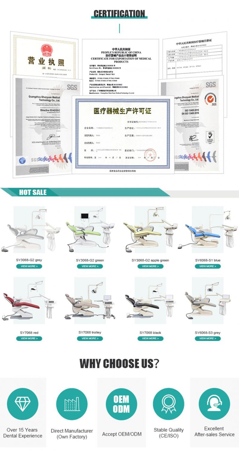 Luxury Dental Chair Unit with CE Approved