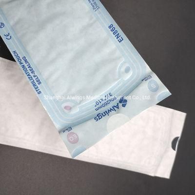 90*260mm Self Sealing Sterilization Pouches of Dental Consumable
