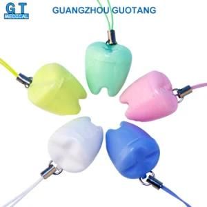 Colorful Plastic Baby Shaped Dental Storage Milk Teeth Box
