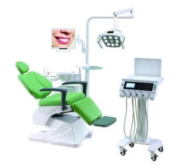 Best Selling Computer Control High Quality Dental Chair Unit with Memories and Cart