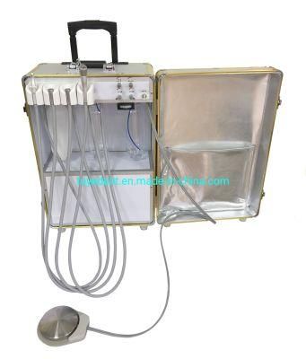 Portable Dental Turbine Unit with Air Compressor LED Light Curing Handpiece