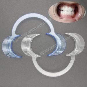 Dental Food Grade Plastic C Type Blue Disposable Cheek Retractor