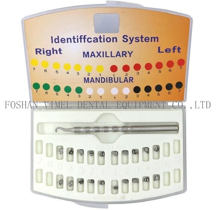 Dental Orthodontic Self-Ligating Metal Bracket Mini Roth 0.022 3-4-5 Hooks