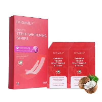 Ivismile Teeth Whitening Strips for Sensitive Teeth 6%HP Teeth Whitening Strips