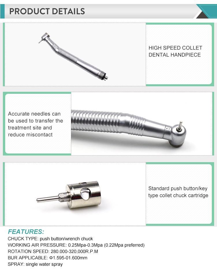 High Quality Dental Handpiece Turbine Pana Max High Speed Handpiece