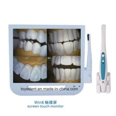 5.0 Mega Pixe Computer Dental Intra Oral Camera with 17 Inch Sensor Touch Monitor Screen