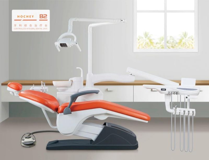 Hochey Medical Best Dental Instrument Luxury Leather Dental Chair Price