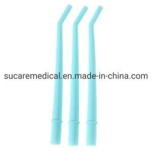Large Size 1/4&quot; Green Dental Curved Surgical Aspirator Tips