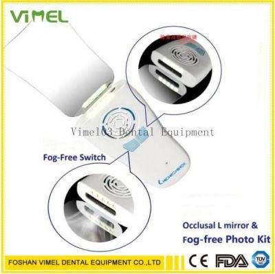 Dental Oral Photo Kit Anti Fogging Reflecting Mirror with LED Lamp