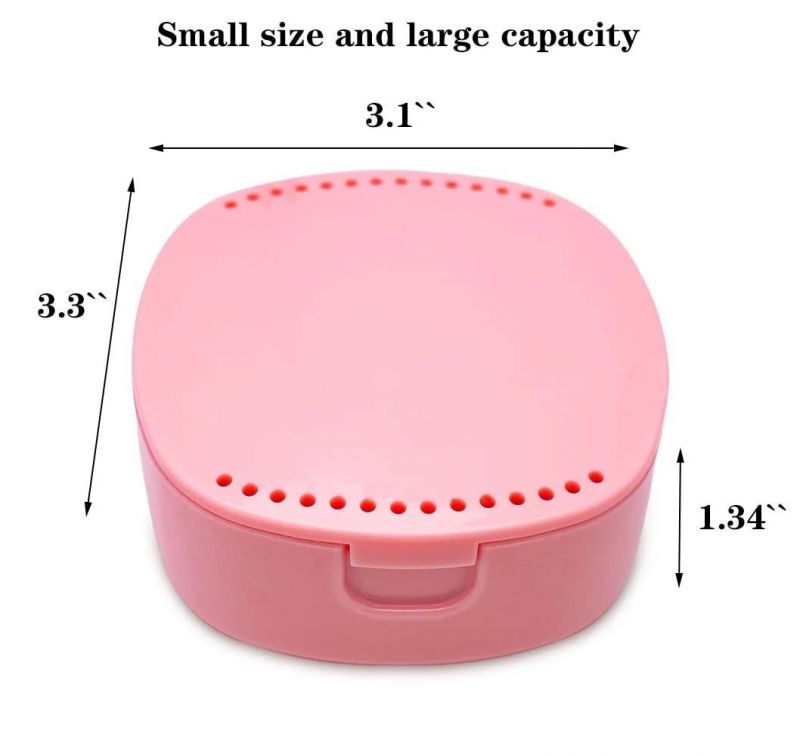 Dental Box with Mirror and Ventination Holes for Retainer Case