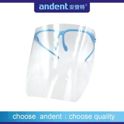 Hot Sale Eyeglass Frame Andent Face Mask Shield with CE FDA ISO