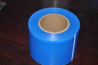 Barrier Film Blue 4&quot;X6&quot; Perforated Disposable PE Sticker for Tattoo Dental Rotective Film Barrier in Dispenser Box Against Infection