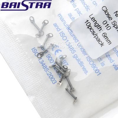 0.010*6mm Dental Orthodontic Niti Close Spring