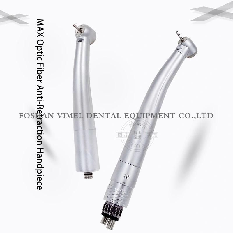 Dental NSK Style Optical Fiber Anti-Retraction Handpiece Push