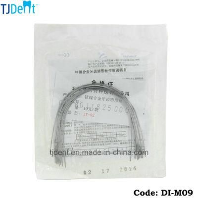 Dental Orthodontic Niti Stainless Steel Round Archwires (DI-M09)