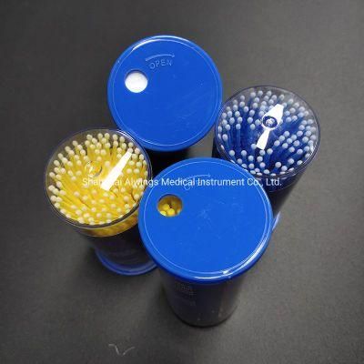 Micro Applicator of Dental Disposable Packed by Rotary Cap Round Box