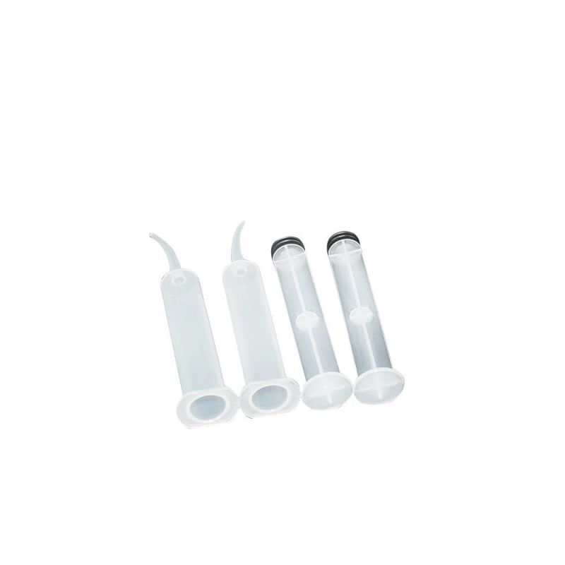 Dental Utility Syringe Curved Tip Dental Impression Injectors Irrigation Syringe