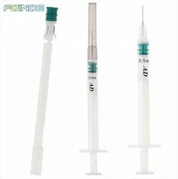 Sterile Medical Plastic Disposable Syringe with Needle