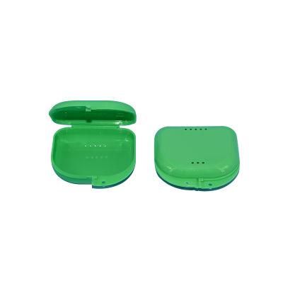 Convenient Handy Retainer Dental Retainer Holders Box with Hole Retainer Container Printing Logo