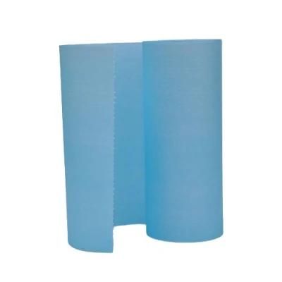 Medical Paper Absorbent Patient Towel Roll Dental Towel Roll Disposable with PE Film Aprons