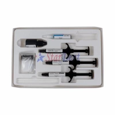 Dental Material Dental Orthodontic Bracket Adhesive Bonding System Light Cure 3 Syringe Kit