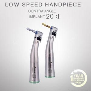 Dental Instrument Green Ring 20: 1 Implant Contra Angle Low Handpiece