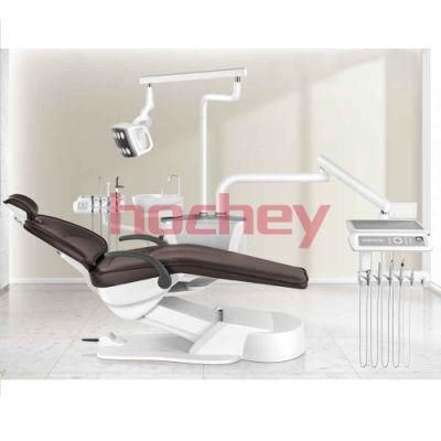 Hochey Medical Equipment Hot Sale Full Set Dental Chair Unit Electric Portable Dental Chair