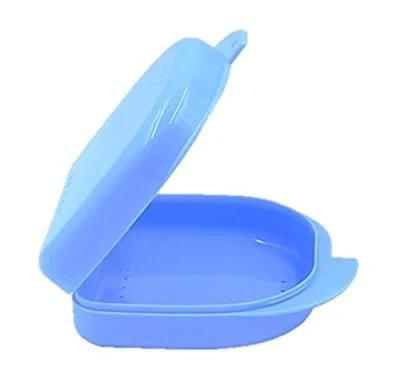 Clear, Blue Mouth Night Guard Retainer Dental Case