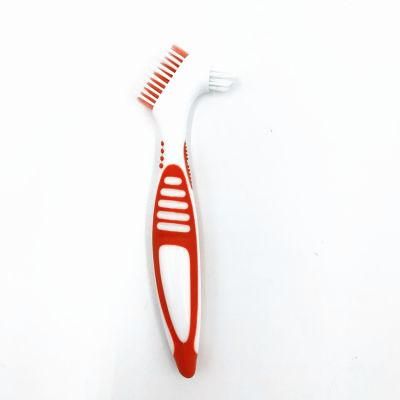 Hot Sale 360 Degree False Teeth Clean Travel Toothbrush Denture Toothbrush