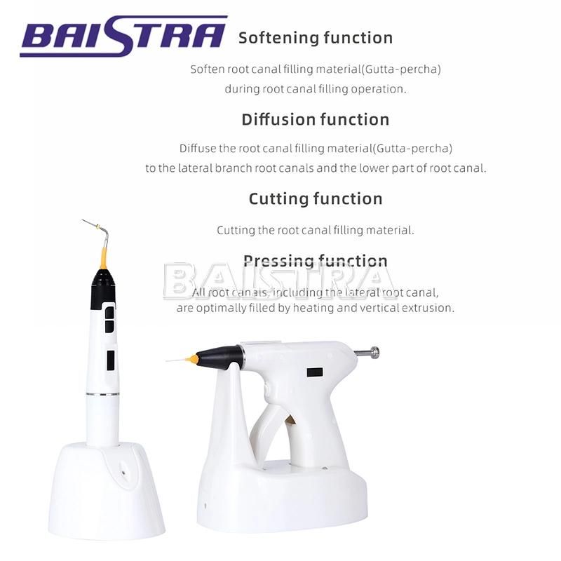 Dental Cordless Gutta Percha Obturation System with Endodontic Heated Pen Tips
