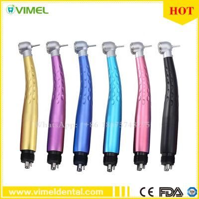 Dental LED Turbine High Speed Colorful Handpiece with E-Generator