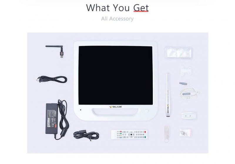 Da-100 Dental Equipment: Intraoral Camera and 17-Inch Monitor