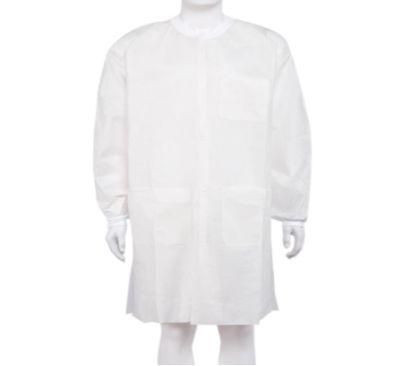 Factory Cheap Price Disposable Fluid Resistant Lab Coat Different Size