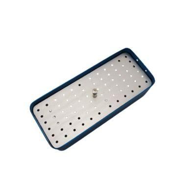 Dental File Block/Dental Holder Burs Block Case Box /60 Holes Plastic Disinfection Box