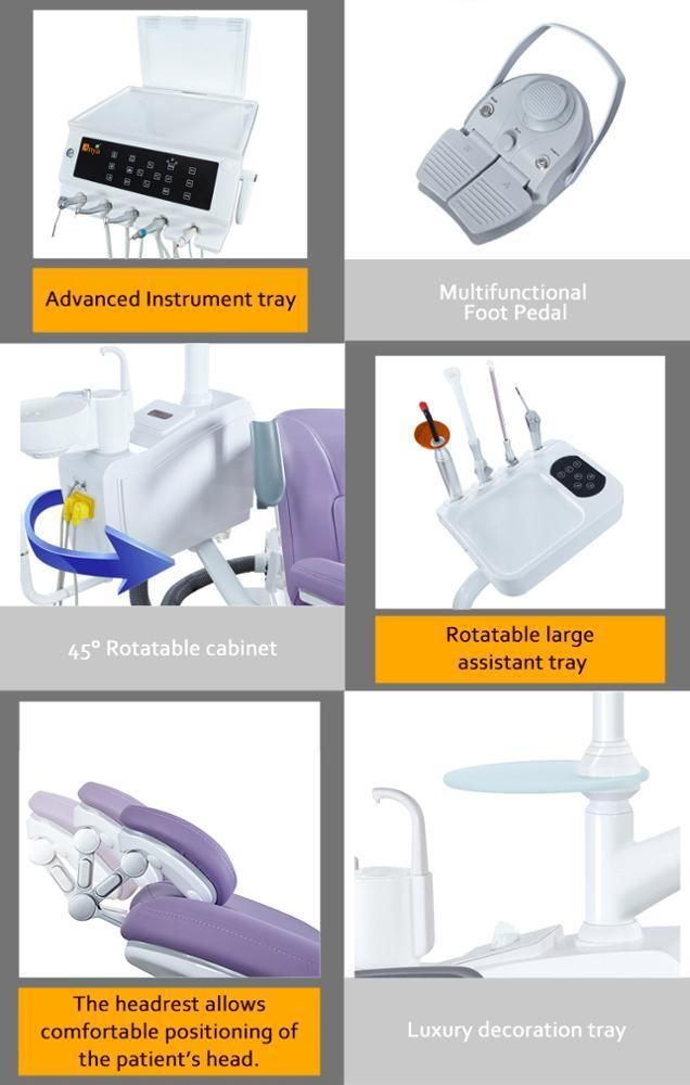 Clinic Use Best Selling Integral Dental Chair with Sensor Light