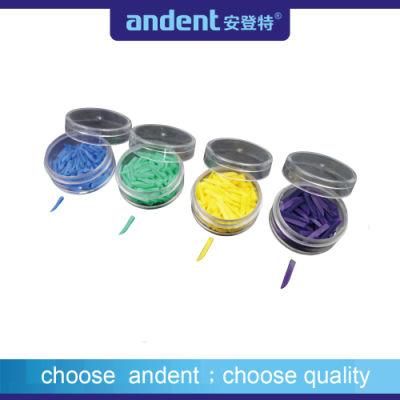 Dental Economic Plastic Wedge Having Four Colors and Four Sizes
